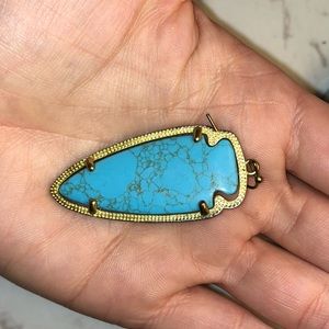 Kendra Scott Skyler earrings in turquoise